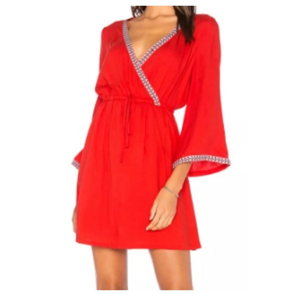Jack by BB Dakota Embroidered Trim Dress - M